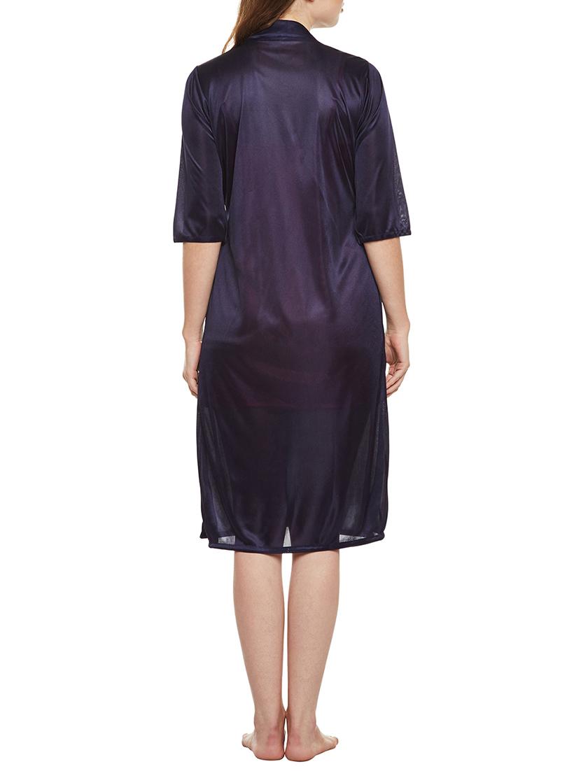 multi colored nighty with robe - 14907427 - Zoom Image - 3