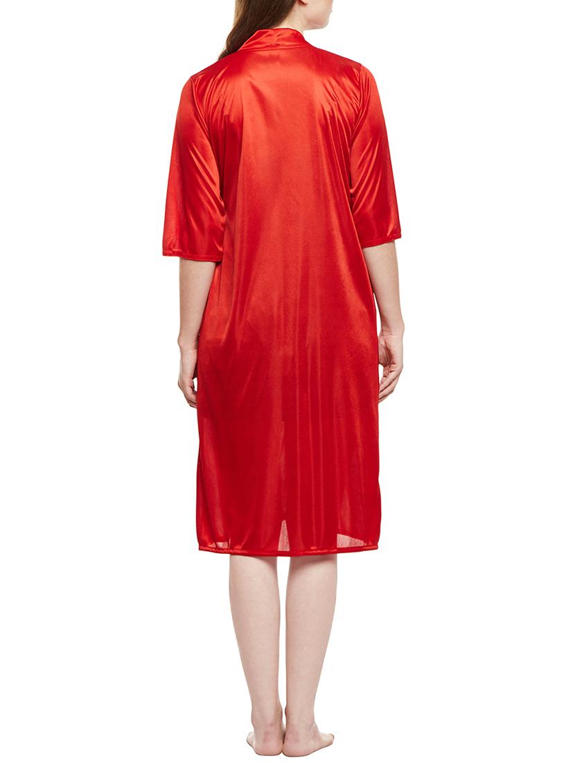multi colored nighty with robe - 14907428 - Zoom Image - 3