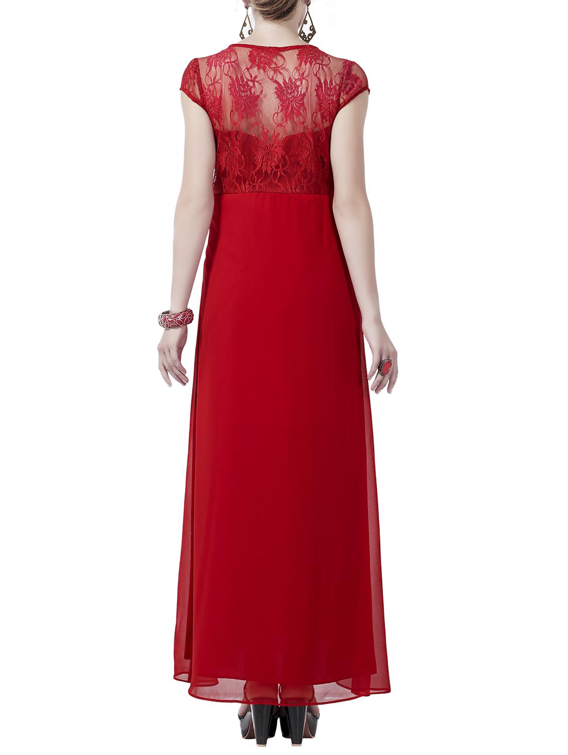 red maternity wear dress - 14907492 - Zoom Image - 3