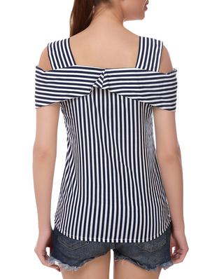 blue striped top - 14907884 - Standard Image - 3
