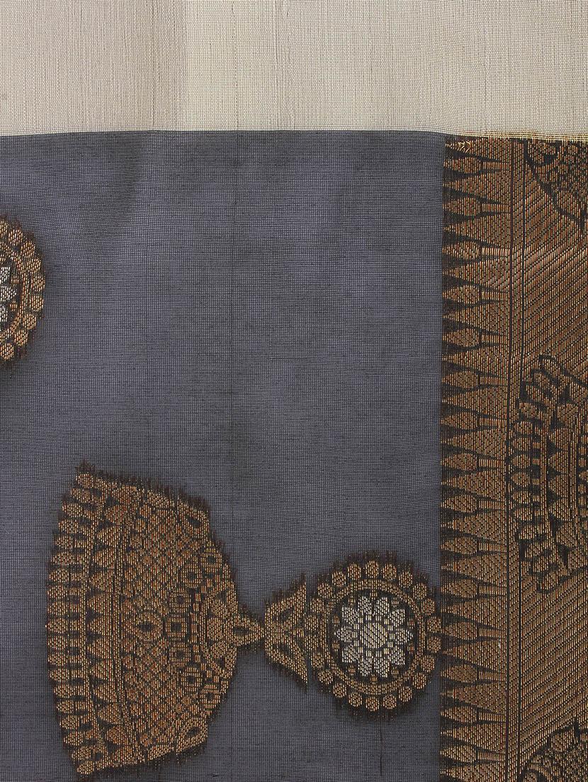 black art silk banarasi dupatta - 14908754 - Zoom Image - 3
