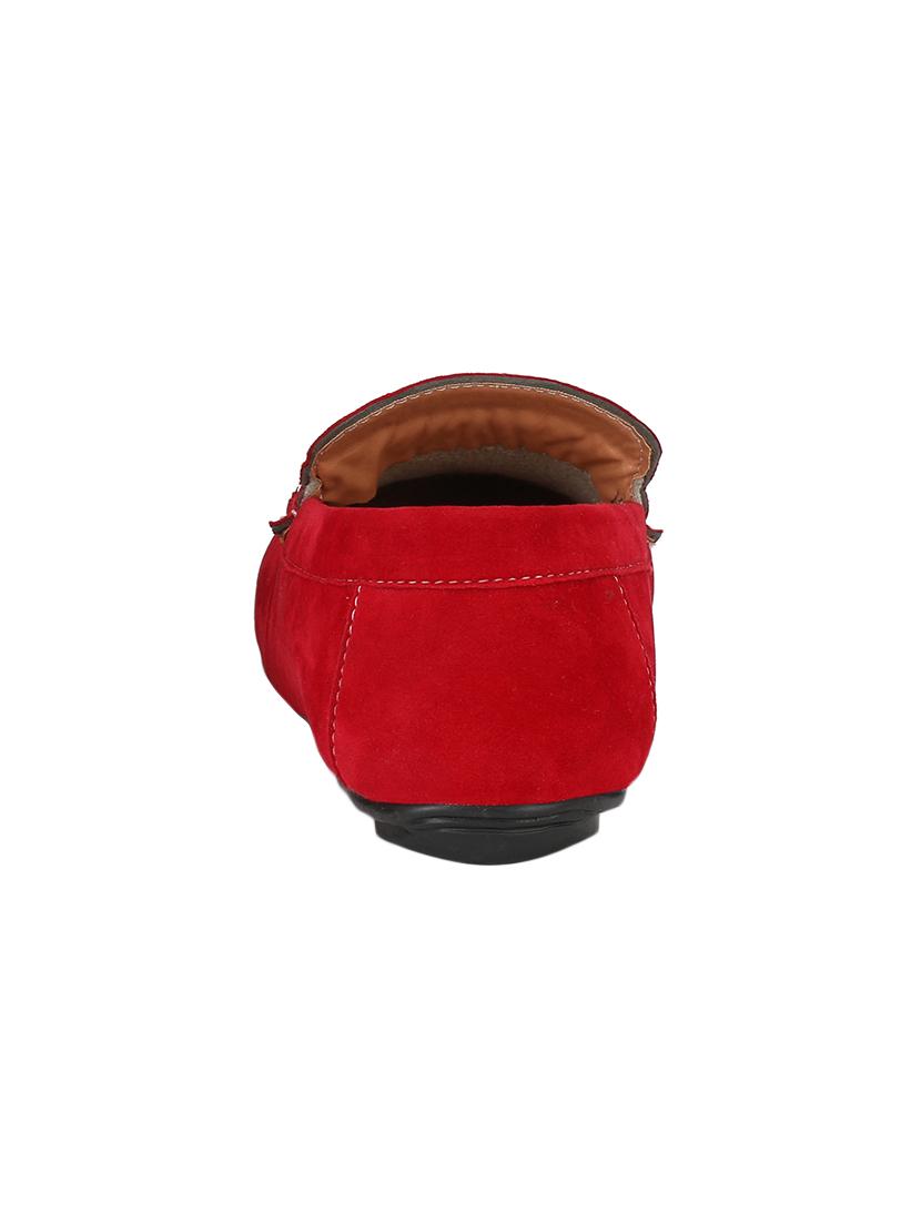 red suede slip on loafer - 14908763 - Zoom Image - 3