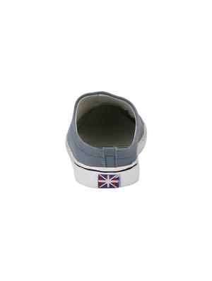 grey Canvas slip on mules - 14908784 - Standard Image - 3