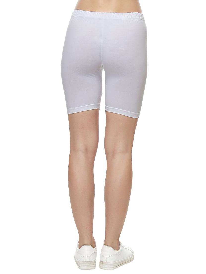 set of 2 white cotton capri legging - 14909295 - Zoom Image - 6