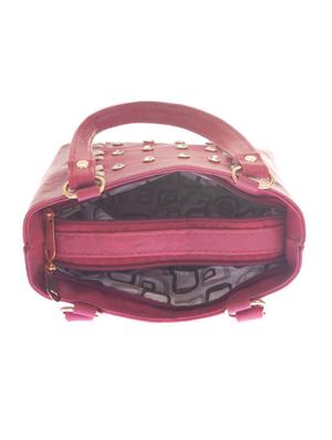 red leatherette regular handbag - 14909752 - Standard Image - 3