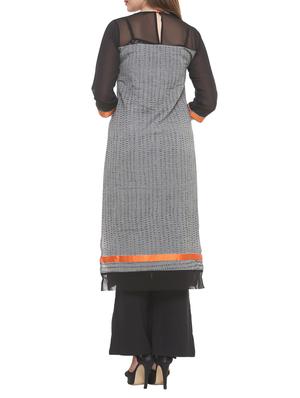 greycotton blend straight kurta - 14910035 - Standard Image - 3