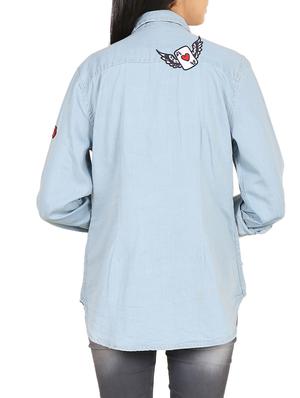light blue solid shirt - 14914768 - Standard Image - 3