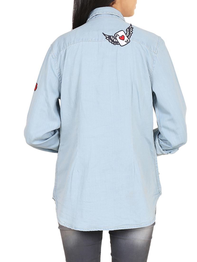 light blue solid shirt - 14914768 - Zoom Image - 3