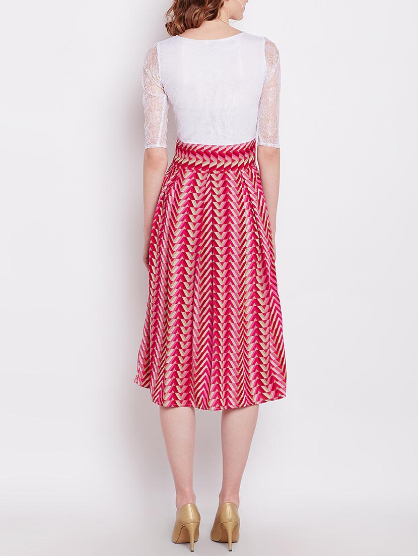 pink a-line dress - 14914949 - Zoom Image - 3