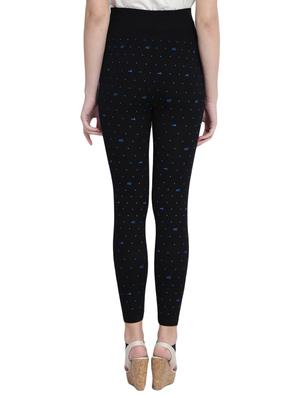 black printed cotton jegging - 14915628 - Standard Image - 3