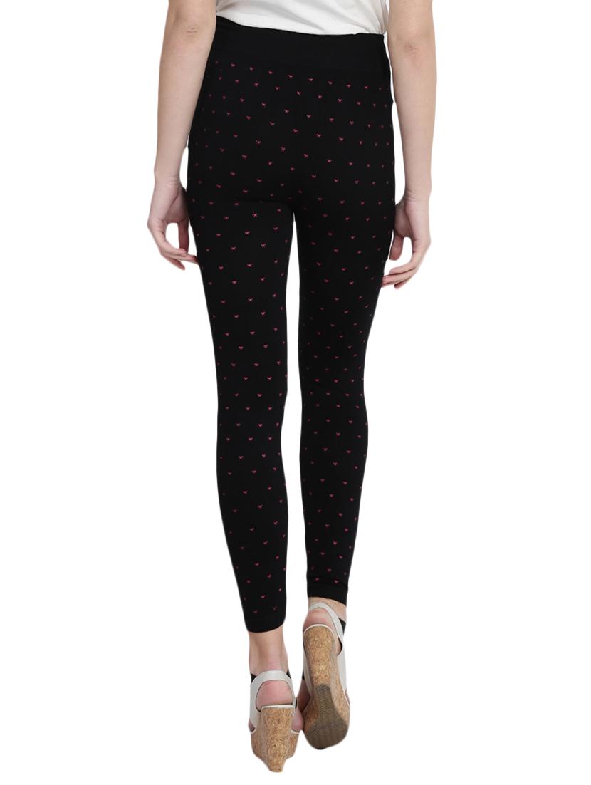 black printed cotton jegging - 14915645 - Zoom Image - 3