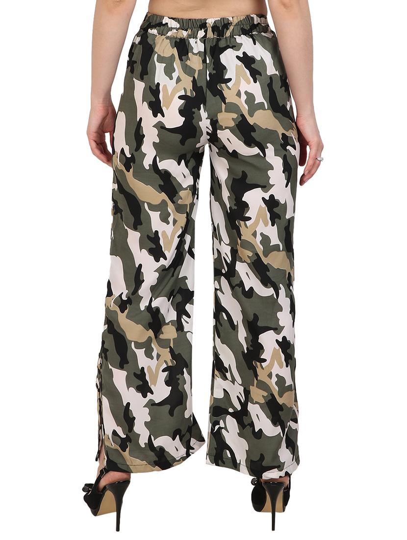 multi crepe palazzos - 14919038 - Zoom Image - 3