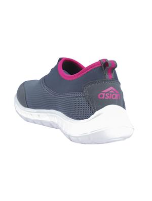 grey mesh slip on sports shoes - 14920471 - Standard Image - 3