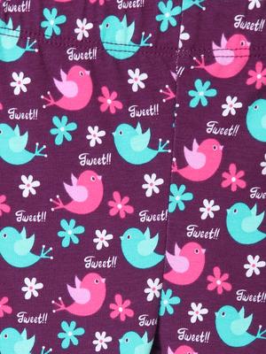 purple cotton legging - 14920783 - Standard Image - 3