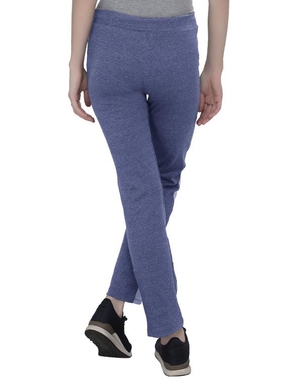 blue cotton track pants - 14920996 - Zoom Image - 3