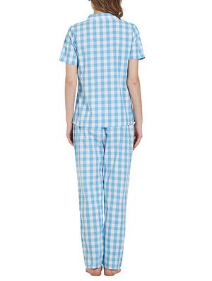 blue printed sleepwear pajama set - 14921219 - Standard Image - 3