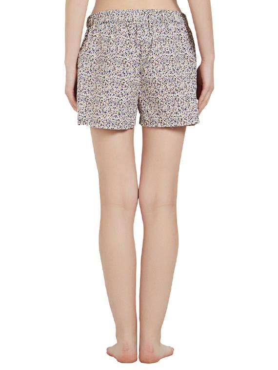 multi colored printed cotton shorts - 14921327 - Zoom Image - 3