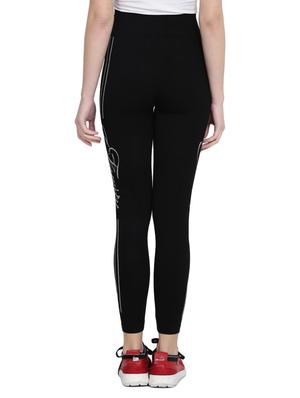 black cotton track pants - 14921355 - Standard Image - 3
