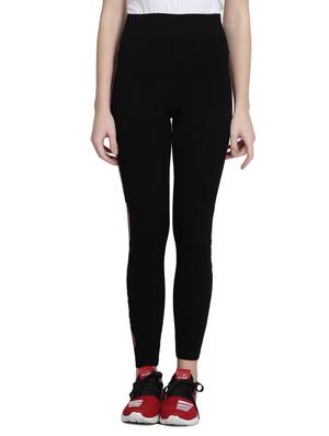 black cotton track pants - 14921357 - Standard Image - 3