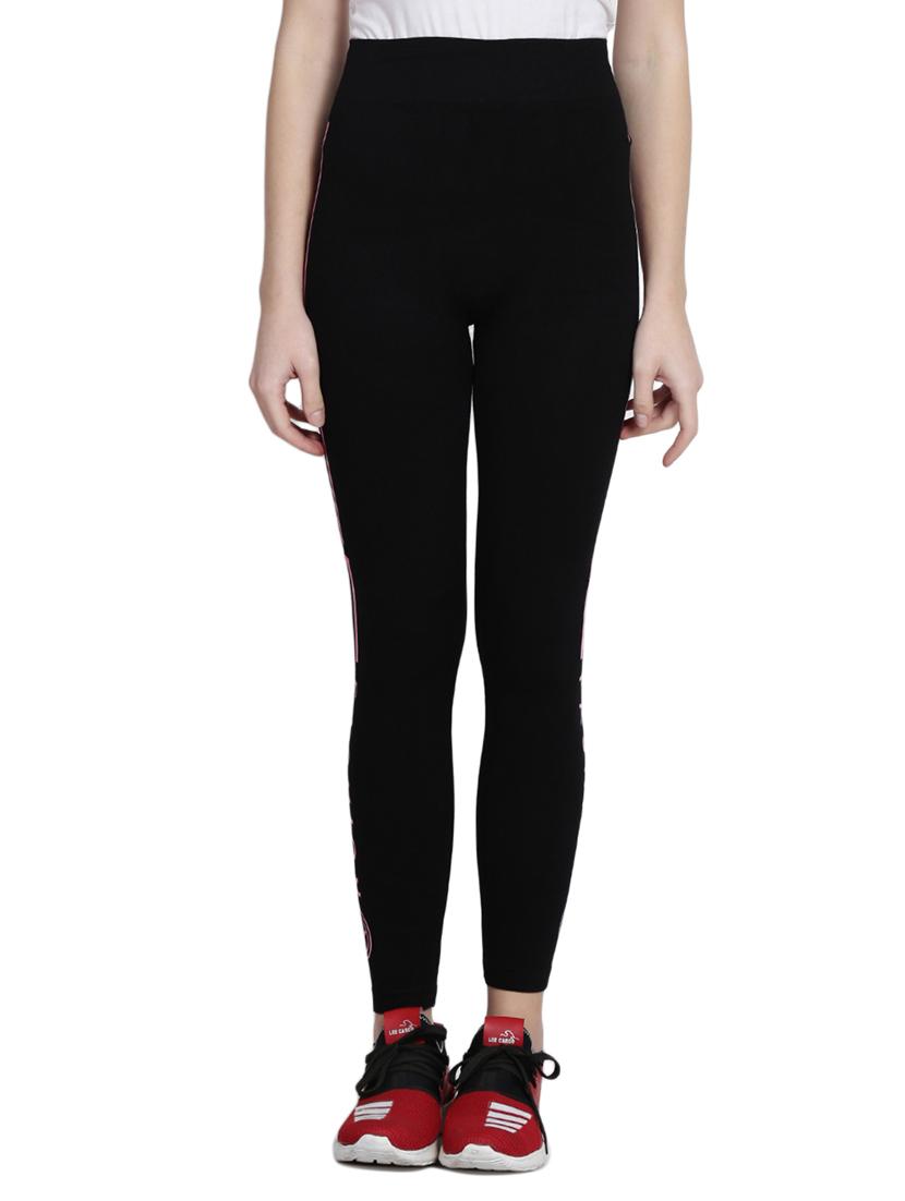 black cotton track pants - 14921357 - Zoom Image - 3