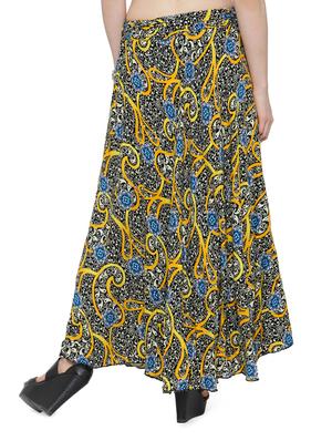 multi colored cotton maxi skirt - 14921453 - Standard Image - 3