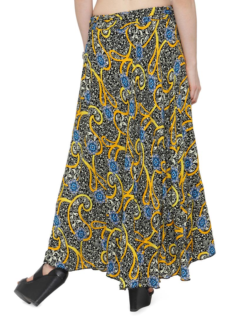 multi colored cotton maxi skirt - 14921453 - Zoom Image - 3