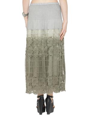 grey cotton ombre maxi skirt - 14921472 - Standard Image - 3