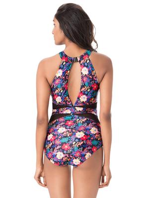 multicolored printed monokini - 14921547 - Standard Image - 3