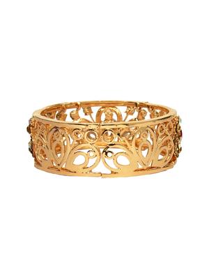 Red Gold Tone Bangle Bracelet - 14924193 - Standard Image - 3