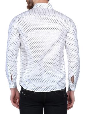 white cotton casual shirt - 14925647 - Standard Image - 3