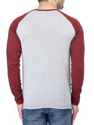 grey cotton raglan tshirt - 14926025 - Standard Image - 3