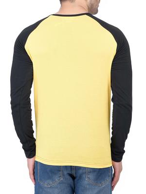 yellow cotton raglan tshirt - 14926028 - Standard Image - 3