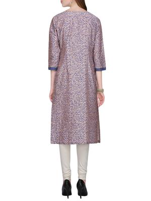 KAANCHIE NANGGIA cotton block printed kurta - 14926473 - Standard Image - 3