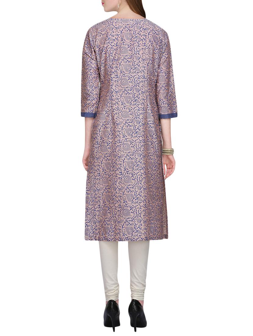 KAANCHIE NANGGIA cotton block printed kurta - 14926473 - Zoom Image - 3