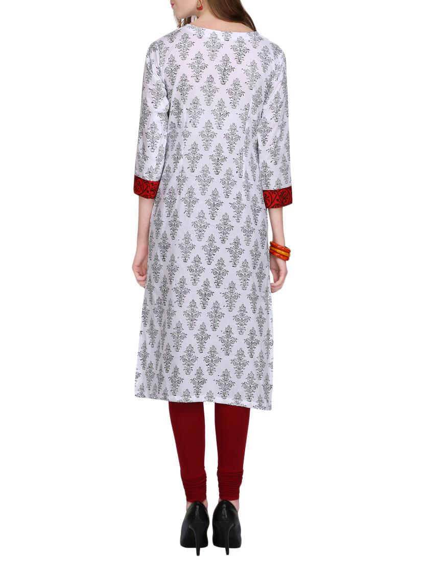 KAANCHIE NANGGIA cotton block printed kurta - 14926476 - Zoom Image - 3