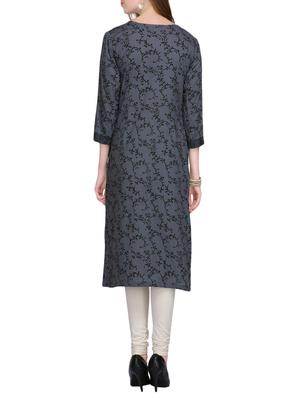 KAANCHIE NANGGIA cotton block printed kurta - 14926477 - Standard Image - 3