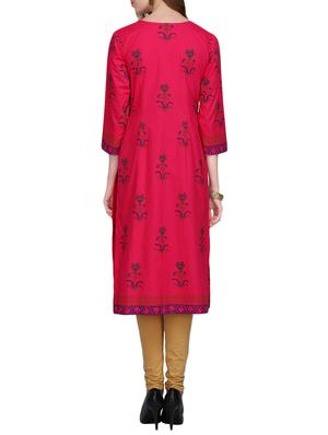 KAANCHIE NANGGIA cotton block printed kurta - 14926479 - Standard Image - 3