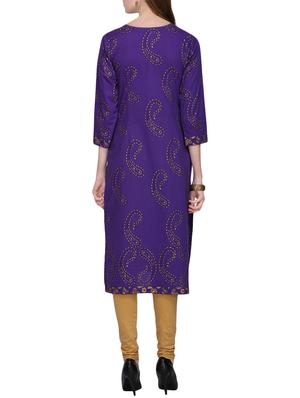 KAANCHIE NANGGIA cotton block printed kurta - 14926487 - Standard Image - 3