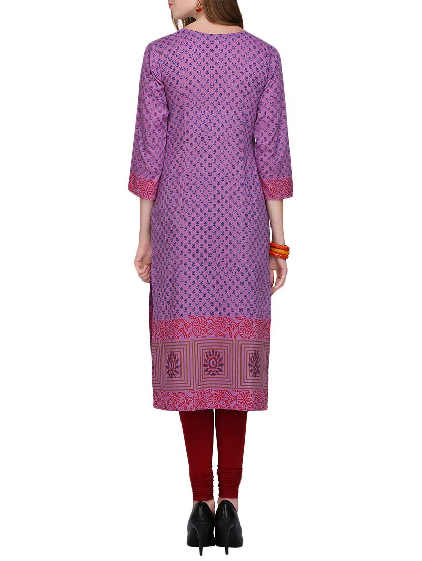 KAANCHIE NANGGIA cotton block printed kurta - 14926488 - Zoom Image - 3