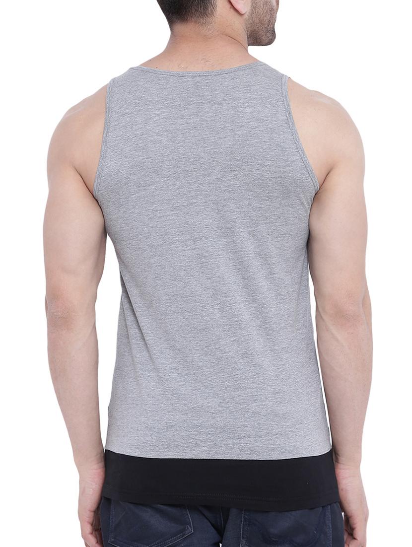 grey cotton vest - 14926496 - Zoom Image - 3