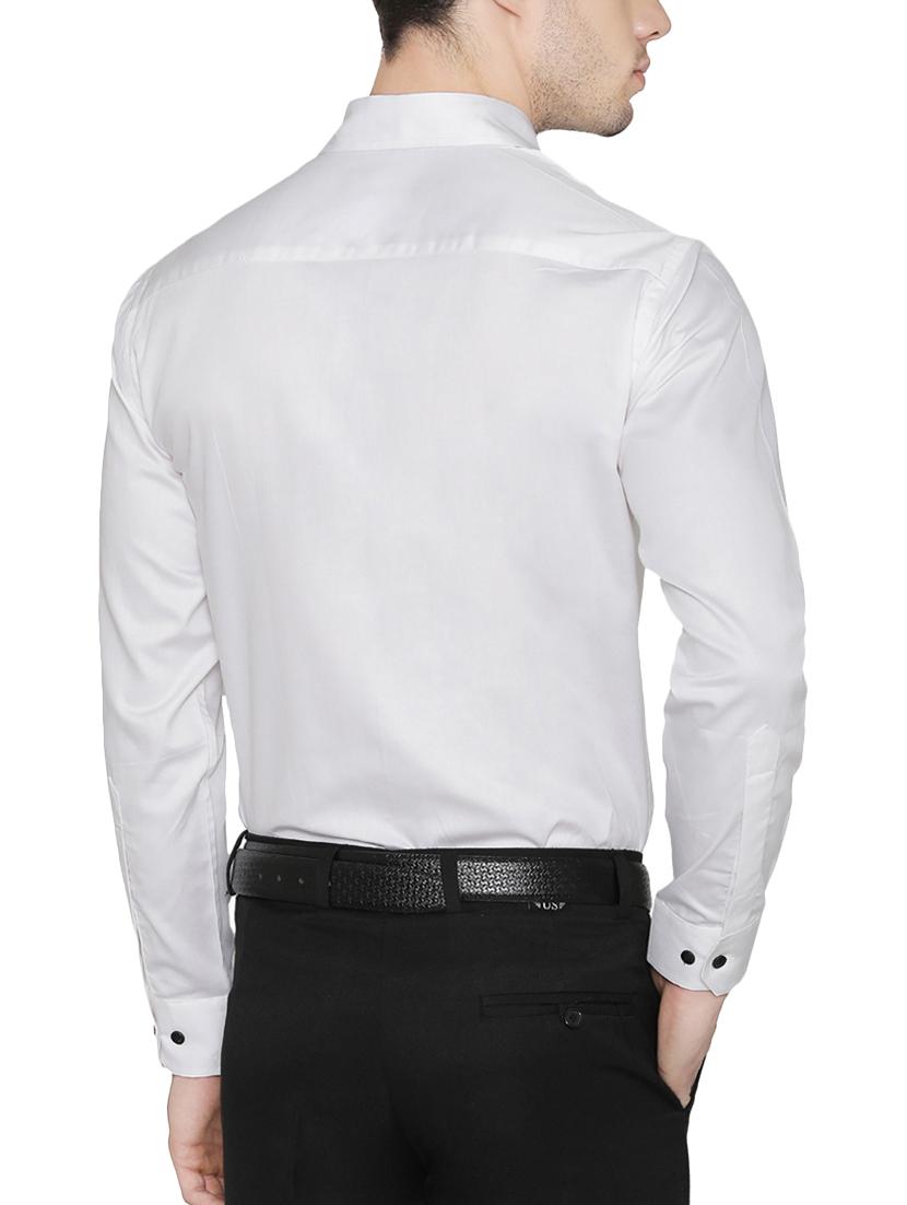 white cotton formal shirt - 14933279 - Zoom Image - 3