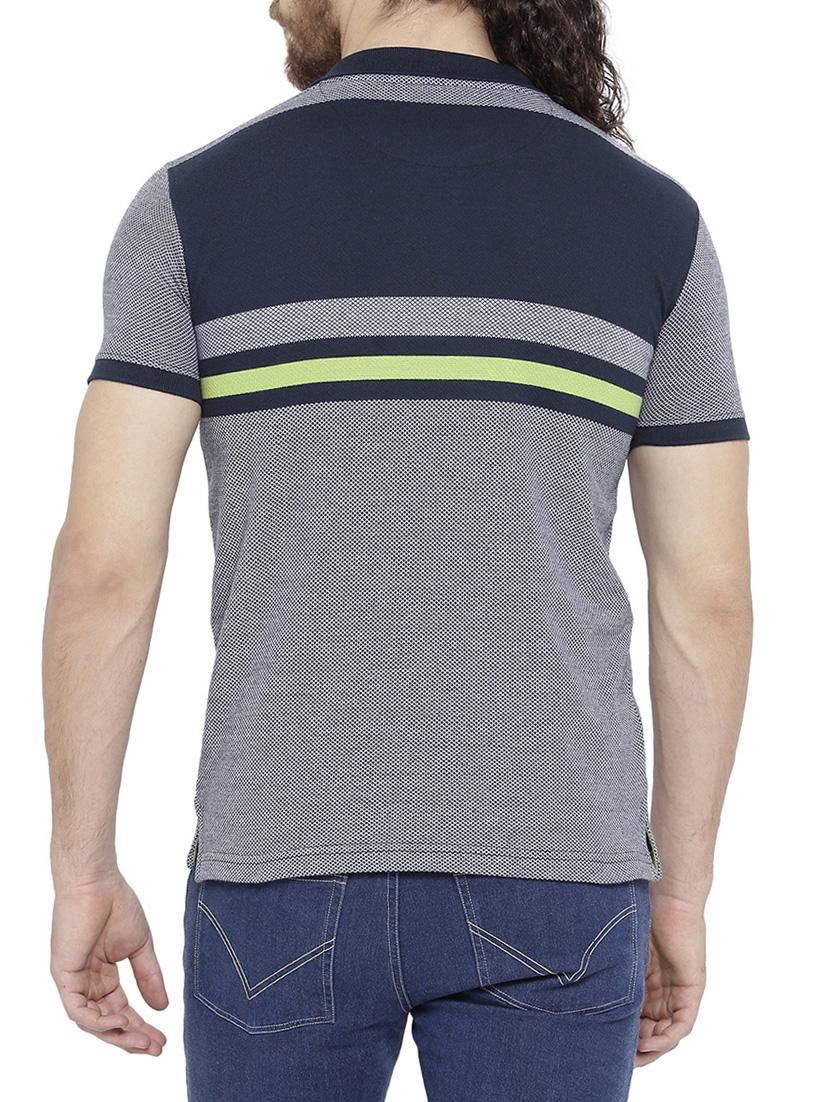 blue cotton t-shirt - 14937099 - Zoom Image - 3