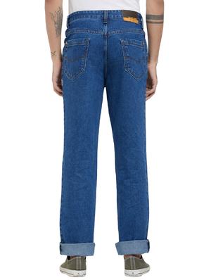 blue cotton plain jeans - 14937484 - Standard Image - 3
