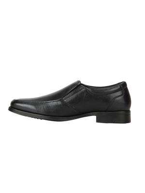 black leather formal slip on - 14938554 - Standard Image - 3