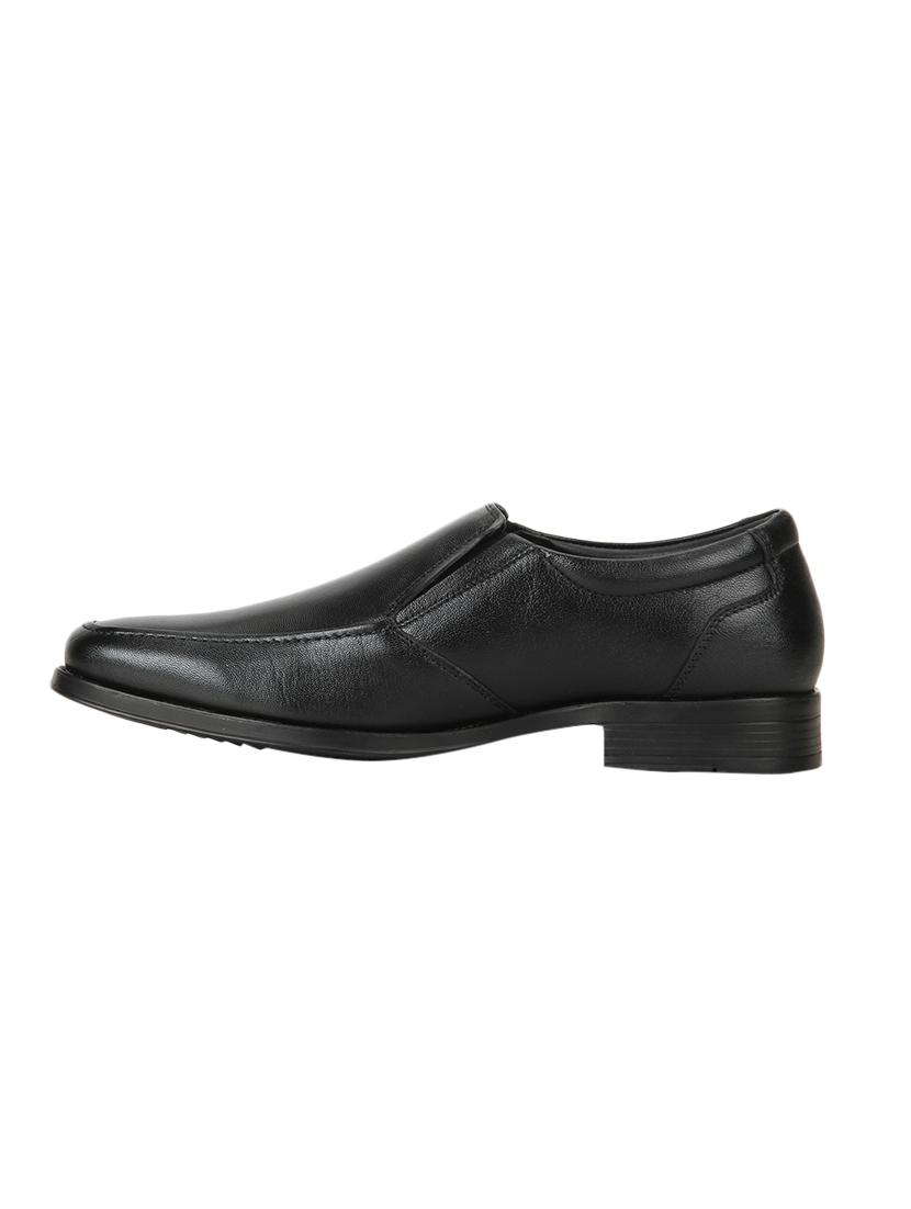 black leather formal slip on - 14938554 - Zoom Image - 3