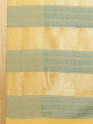 the chennai silks yellow jacquard saree with blouse - 14941769 - Standard Image - 3