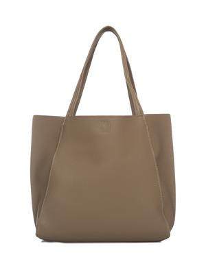 brown leather regular handbag - 14945012 - Standard Image - 3