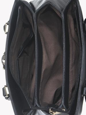 black leather regular handbag - 14945016 - Standard Image - 3