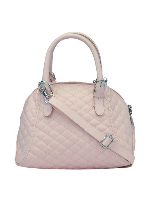 pink leatherette handbag - 14948067 - Standard Image - 1