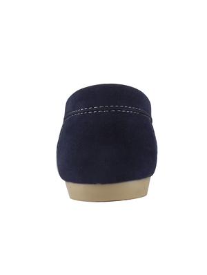blue suede slip on loafer - 14948352 - Standard Image - 3